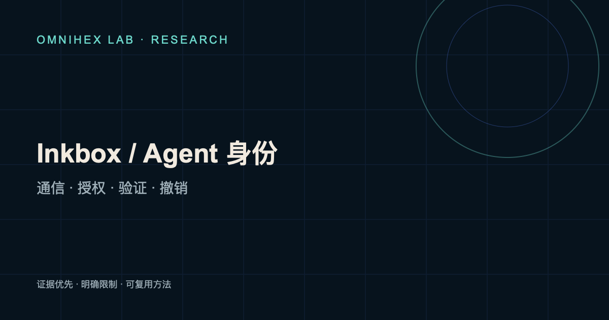 给 Agent 配通信身份后,邮箱、电话、验证码与撤销边界如何相连